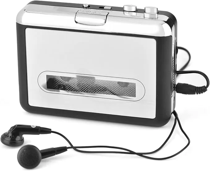 Elprico Cassette Al Convertidor MP3 con Auriculares