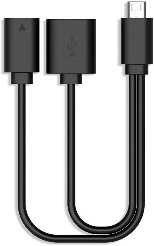 Rii F1 Cable OTG Micro USB, Color Negro (ES-OTG)