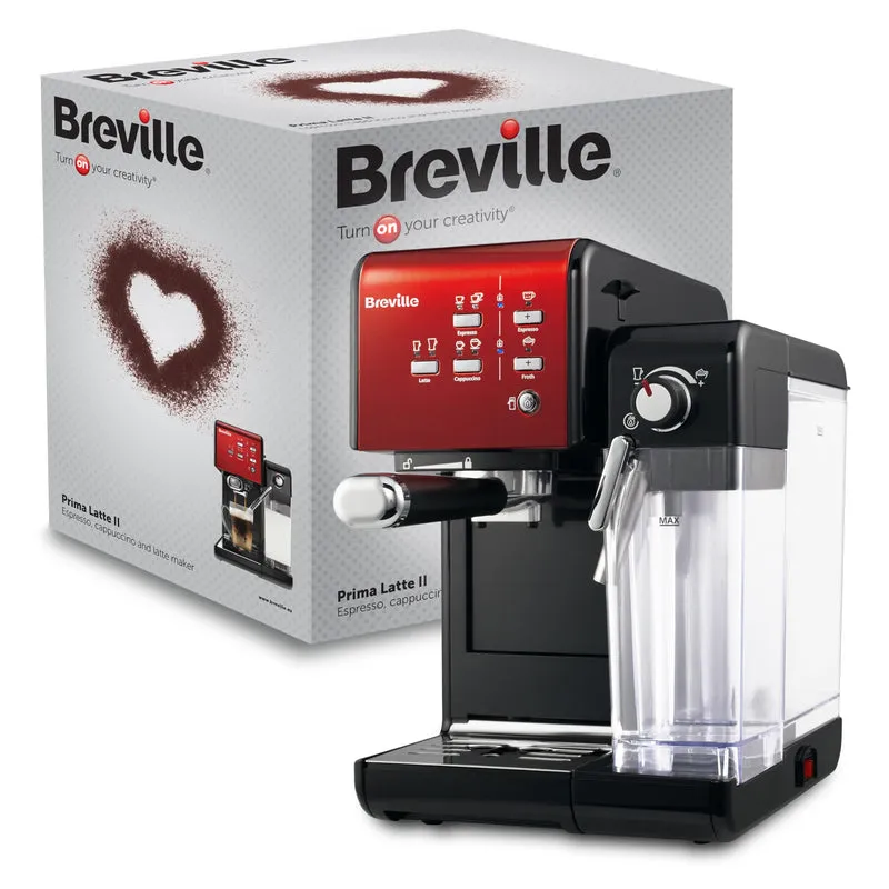 Cafetera de espresso, latte y capuchino Breville Prima Latte II | 19 bares