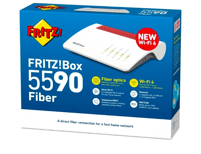 Router Fritz!Box 5590 Fiber (wifi6)