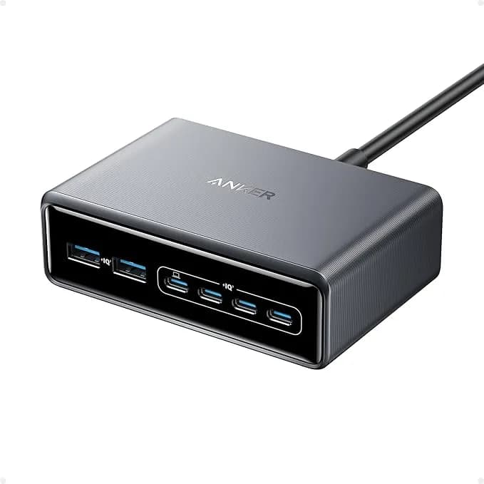 Estación de carga rápida USB-C de 200 W de Anker Prime Charger