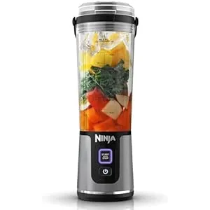 Batidora Portátil Ninja Blast 530ml Recargable con Tapa Antigoteo