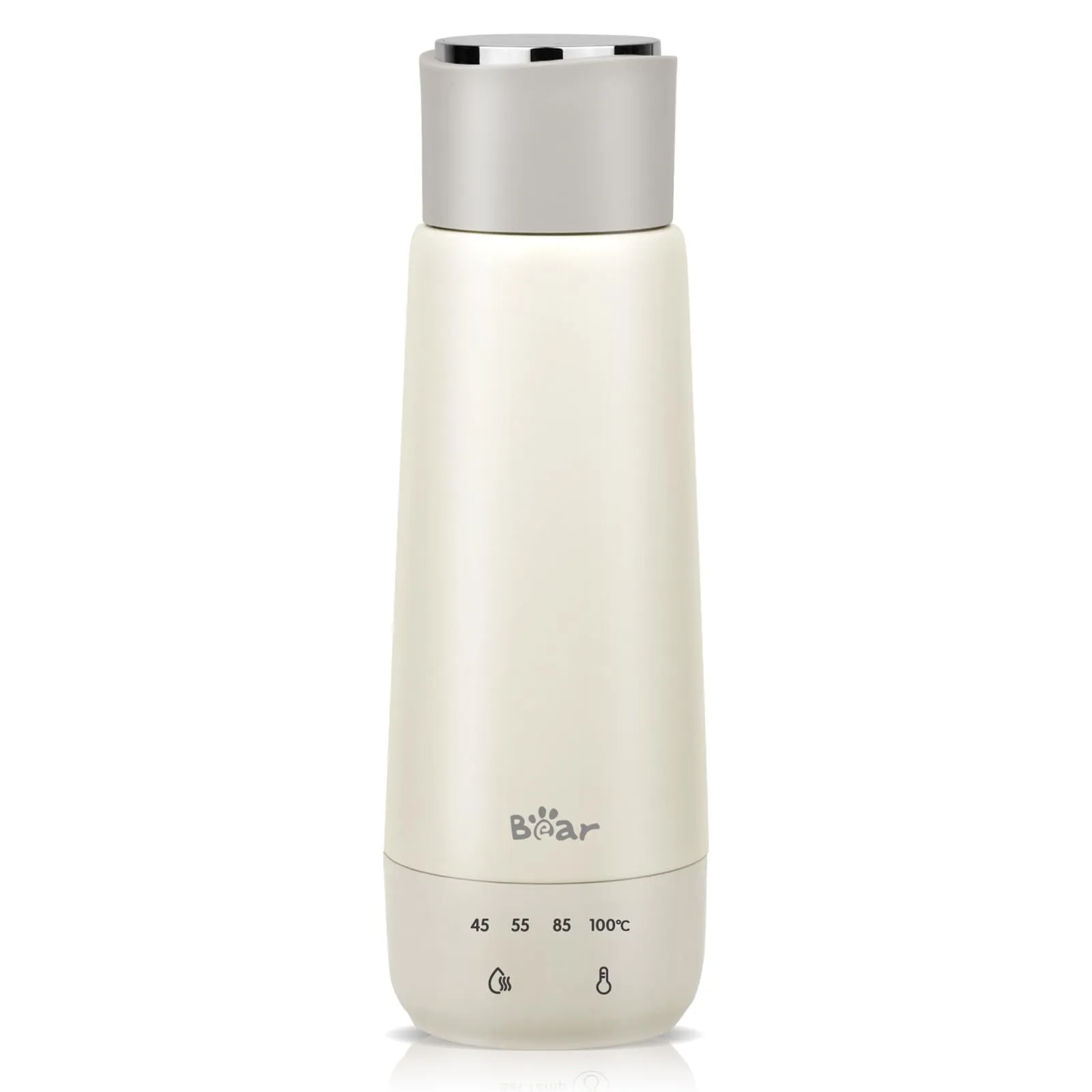 Bear Hervidor Eléctrico Agua 300ml 4 Temperaturas Portátil Acero Inox