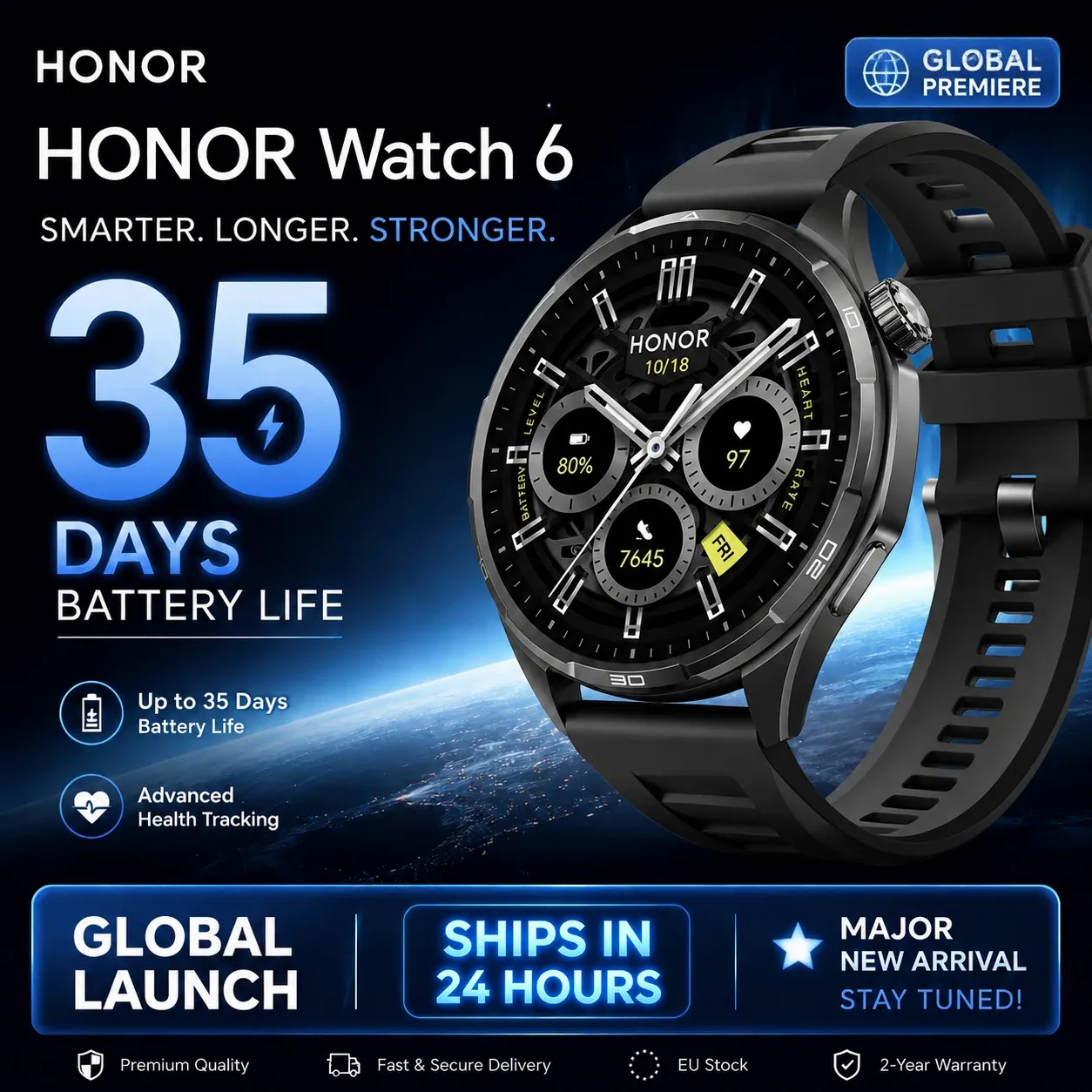 Reloj inteligente Honor Watch 6