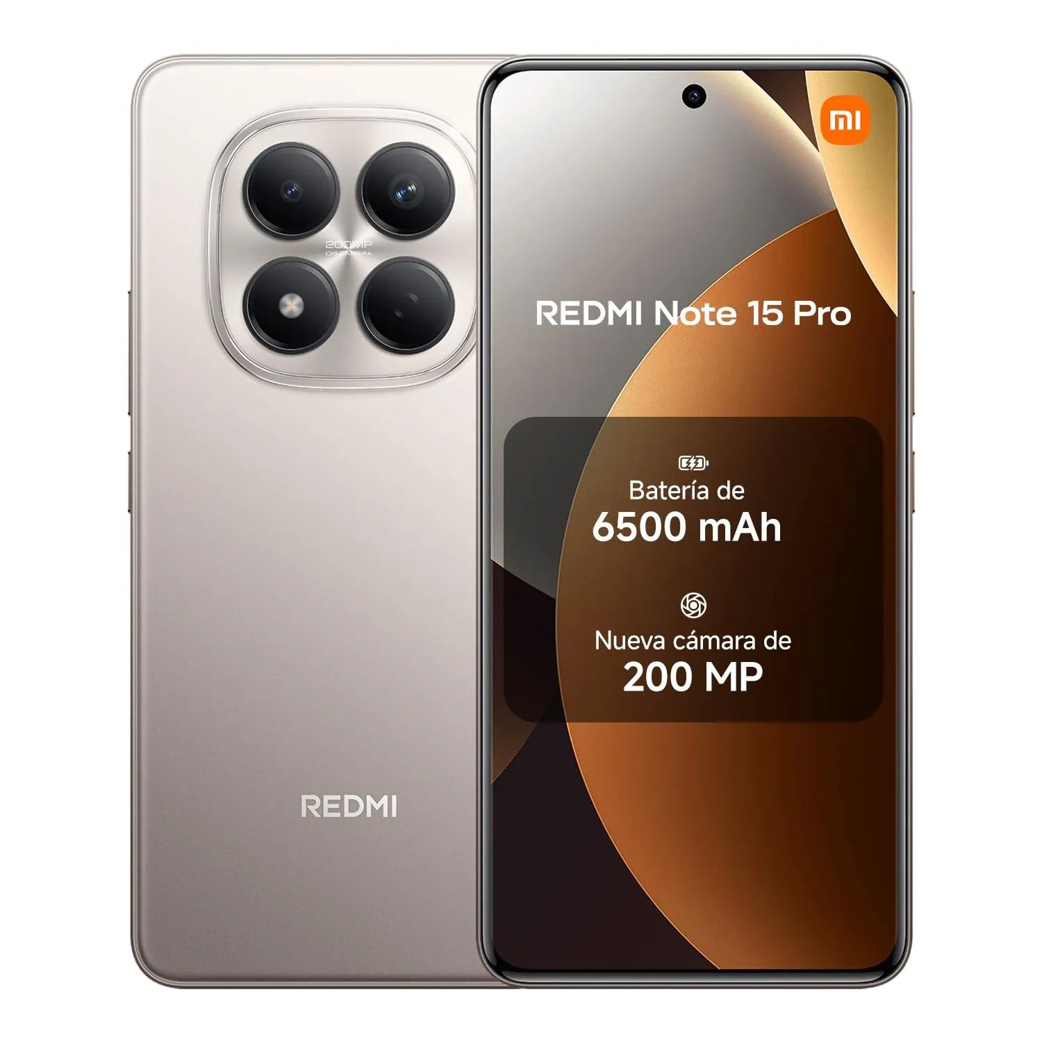 XIAOMI REDMI Note 15 Pro: 8+256GB, Pantalla 6.77" AMOLED FHD+, Helio G200-Ultra, Cámara 200MP, Batería 6500mAh