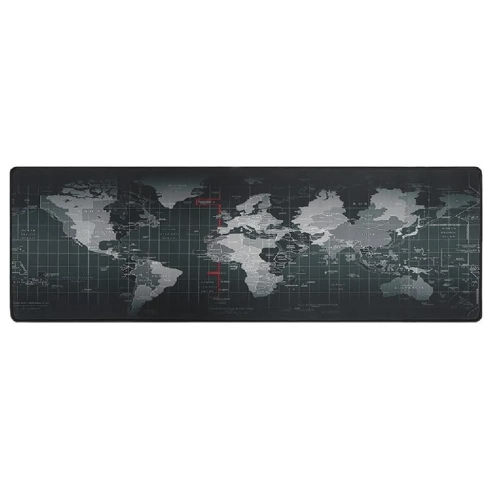 Alfombrilla de escritorio XL con diseño de mapa mundi