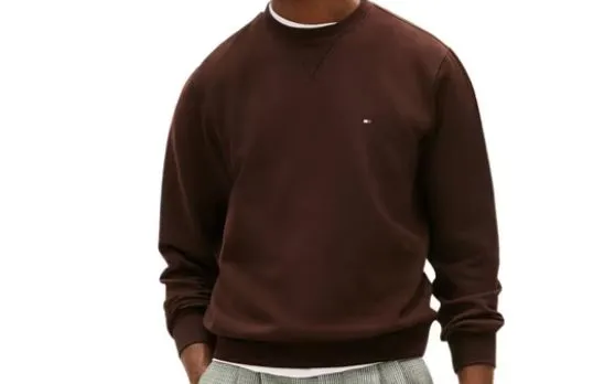 Sudadera Tommy Hilfiger Seasonal Fleece de Cuello Redondo para Hombre