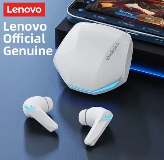 Auriculares inalámbricos Lenovo GM2 Pro con Bluetooth, control táctil y sonido estéreo HiFi para deporte