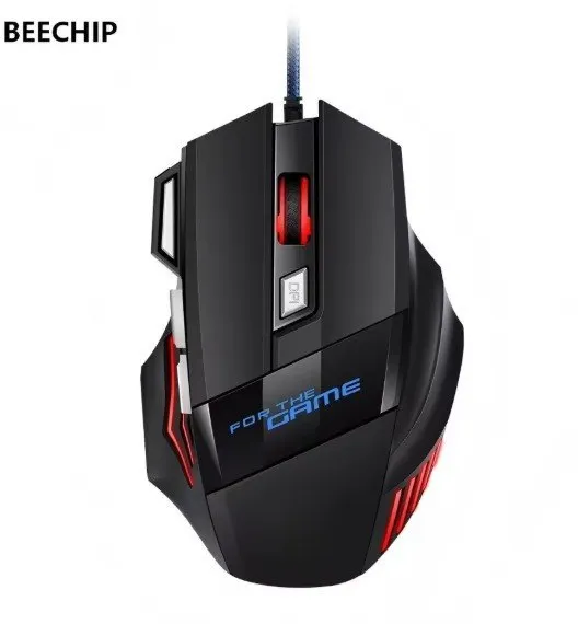 Ratón Gaming Ergonómico con Iluminación RGB