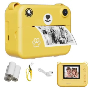 Cámara Instantánea para Niños 1080p con 3 Rollos Térmicos Incluidos