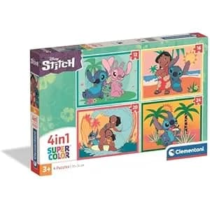 Clementoni Stitch: Set de 4 Puzzles Infantiles
