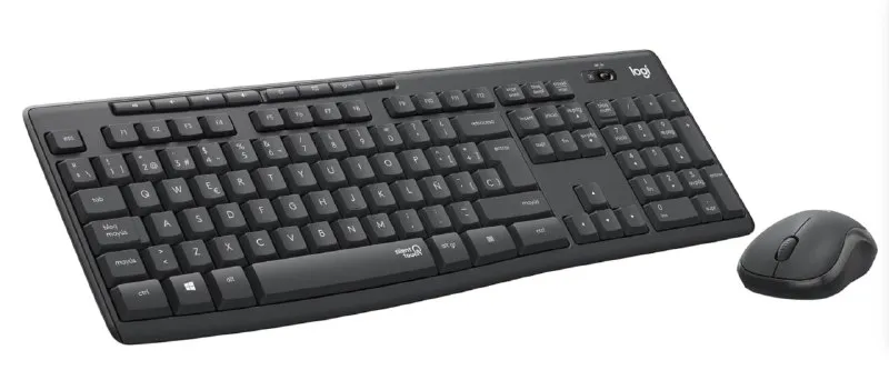Logitech MK295 Silent: Teclado y Ratón Inalámbricos SilentTouch, Seguimiento Óptico y 90% menos Ruido
