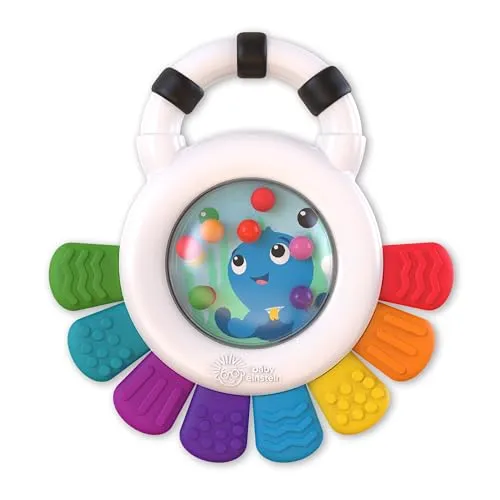 Sonajero y Mordedor Baby Einstein Outstanding Opus, sin BPA, Refrigerable, +3 Meses
