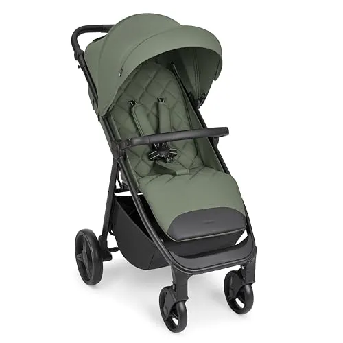 Silla de Paseo KikkaBoo Urban Ligera hasta 22 kg, Plegado 1 Mano, Compacta, Verde