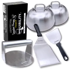 Kit Profesional Acero Inoxidable para Smash Burger
