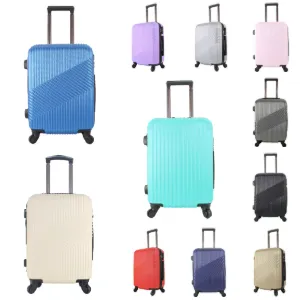Maleta de Cabina Easytour 55x35x20cm ABS, 4 Ruedas y Asa Telescópica