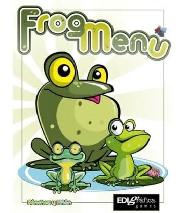 Juego de mesa Frog Menu: Compite por comer insectos saltando entre nenúfares