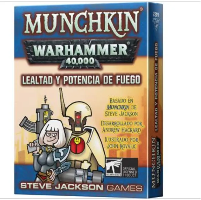 Expansión Munchkin Warhammer 40.000: Lealtad y Potencia de Fuego