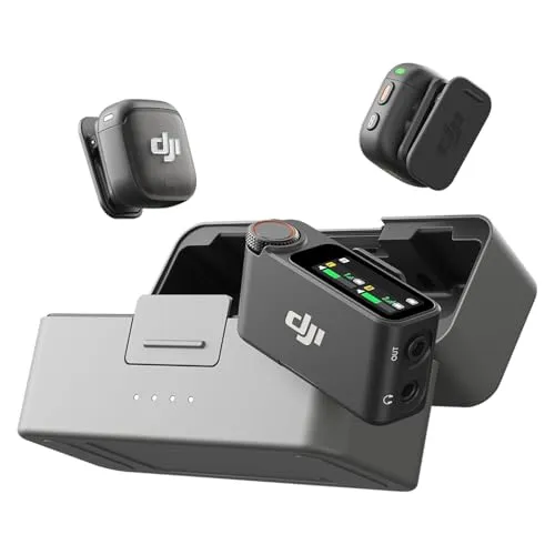 DJI Mic Mini: Micrófono Inalámbrico Compacto (1 Transmisor + 1 Receptor)