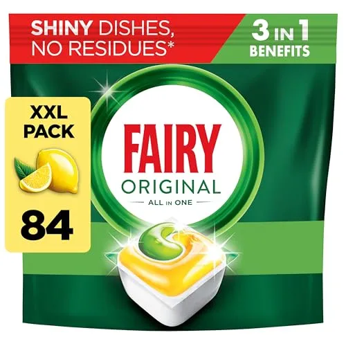 Fairy Original Cápsulas Lavavajillas Limón 84 Unidades