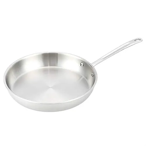 Amazon Basics Sartén Acero Inoxidable Tri Ply 3 Capas 30 cm