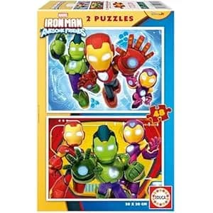 Pack 2 Puzzles Educa Iron Man 48 Piezas