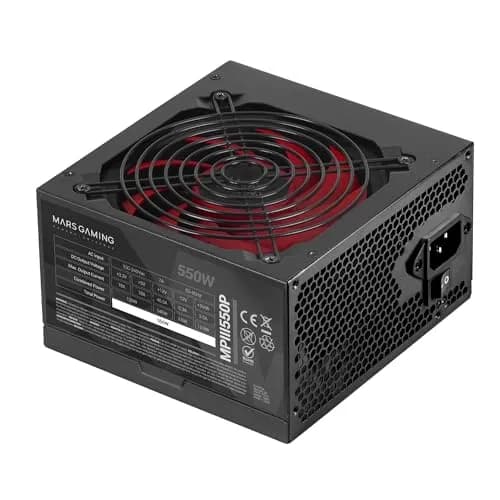 Fuente Alimentación Mars Gaming MPIII550P ATX 550W, 5 Años Garantía