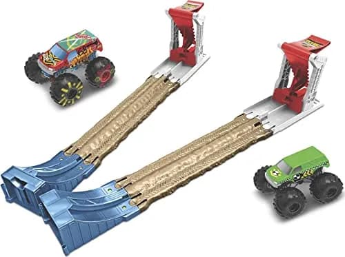 Mattel Hot Wheels Monster Truck Double Destruction Play Set (GYC80)