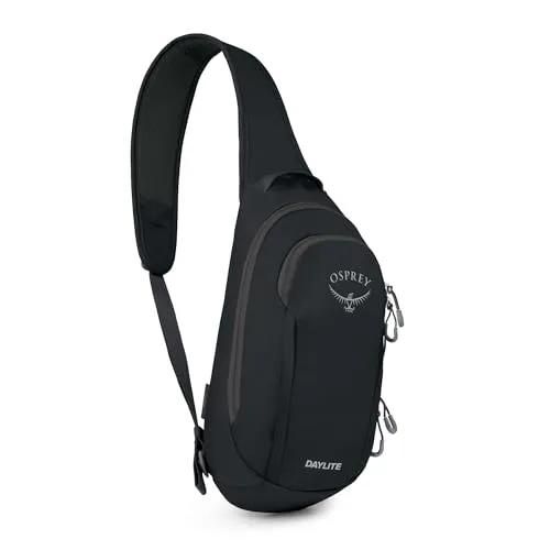 Osprey Daylite Sling 6L, Bolso Bandolera Unisex, Negro