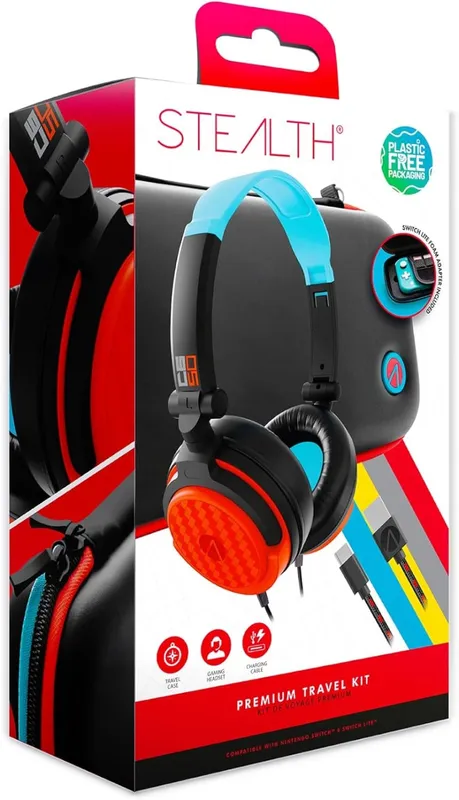 Kit Accesorios Viaje Premium STEALTH para Nintendo Switch