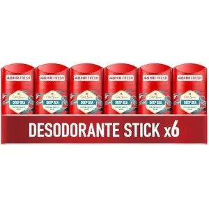 Pack 6x Old Spice Deep Sea Desodorante Barra Hombre