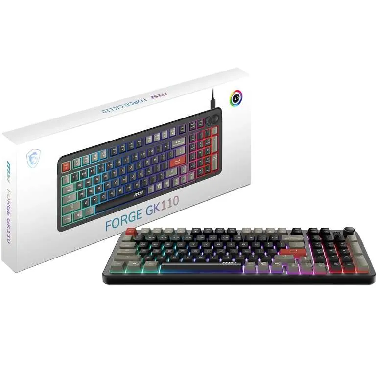 Teclado Gaming MSI Forge GK110 con Layout ES