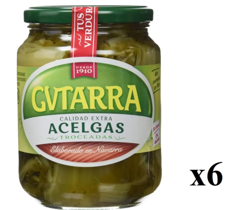 Pack 6 Botes Gvtarra Acelgas 425 gr