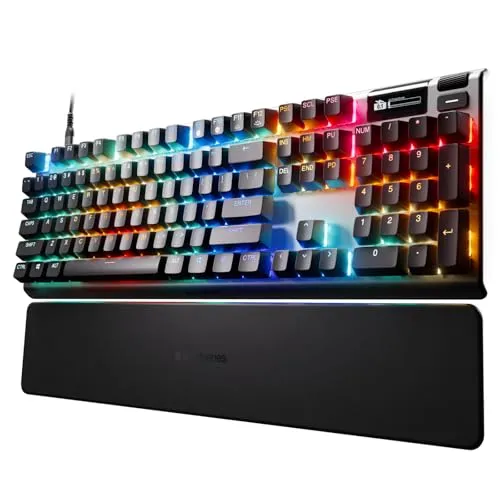 Steelseries Apex Pro Gen 3 Teclado Mecánico Gaming con Interruptores HyperMagnetic OmniPoint 3.0