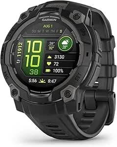 Reloj Garmin Instinct 3: GPS, Pantalla AMOLED 45 mm