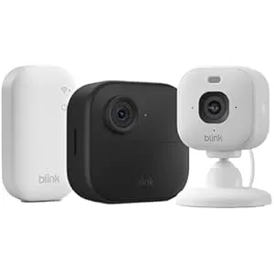 Pack Blink Outdoor 4 + Mini 2K Cámaras de Seguridad