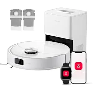 Robot Aspirador Fregasuelos Roborock Q10 S5+ con Base Autovaciado