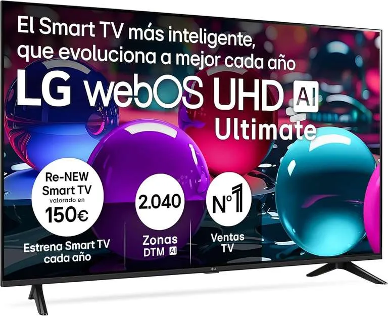 LG 65UA73006LA: TV 65" 4K UHD Smart TV webOS 25