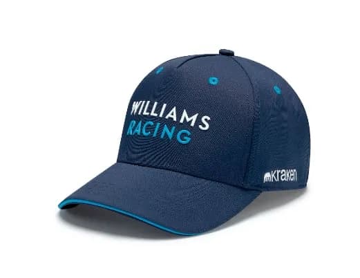 Gorra Williams Racing RP Azul Marino - Ajustable, 100% Poliéster