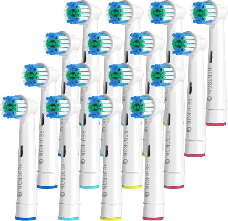 Pack 16 Recambios Cabezales Cepillo Dental Eléctrico Compatibles Oral B
