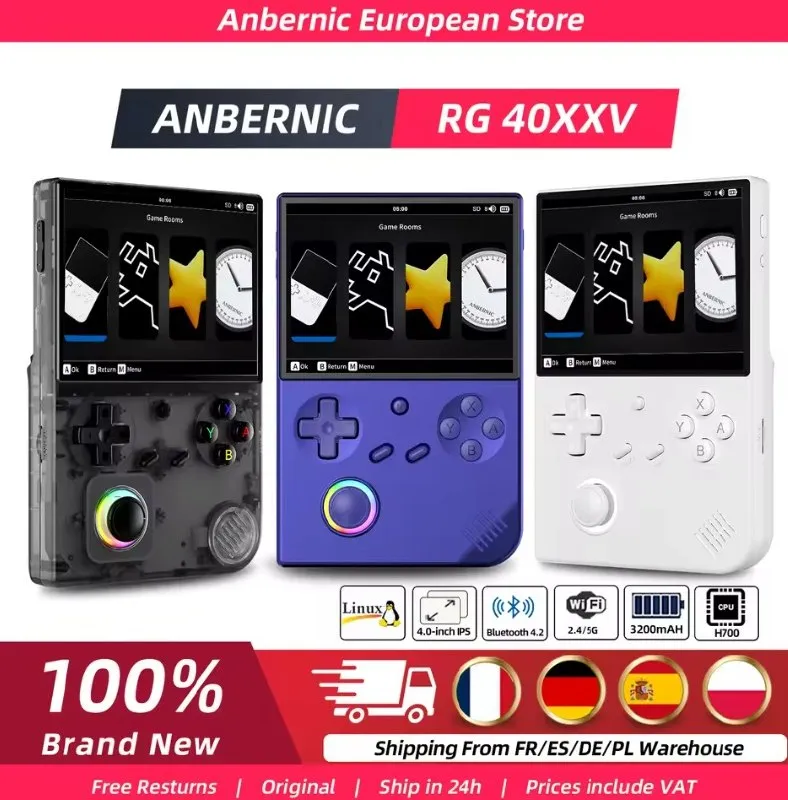 ANBERNIC RG40XX V: Consola portátil 4 pulgadas