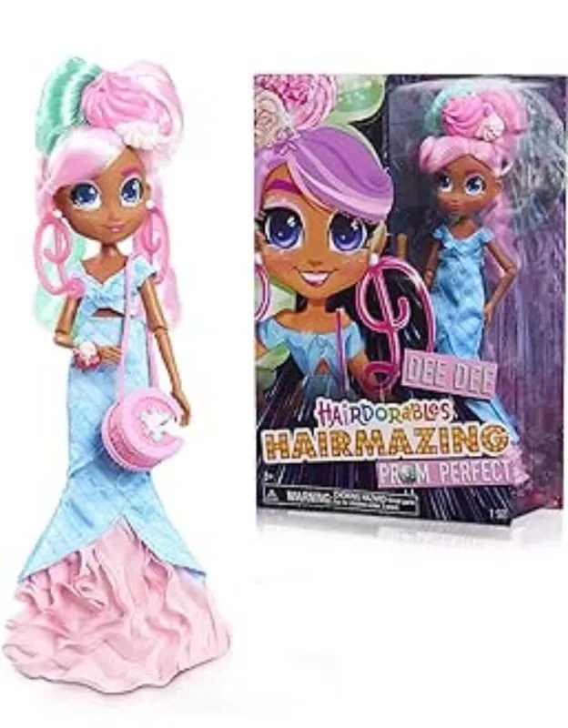 Muñeca Hairdorables Hairmazing Series 2 Deedee, 26cm