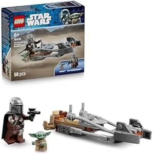 Lego Star Wars: Moto Speeder con Mandaloriano y Grogu