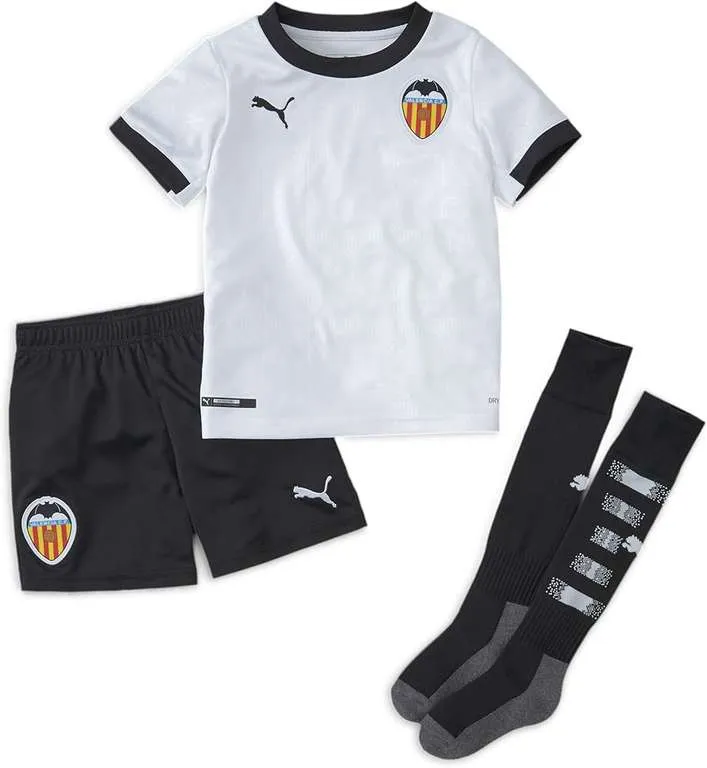 Conjunto Infantil PUMA Valencia CF: Camiseta, Pantalón y Medias (Tallas 92-110cm)