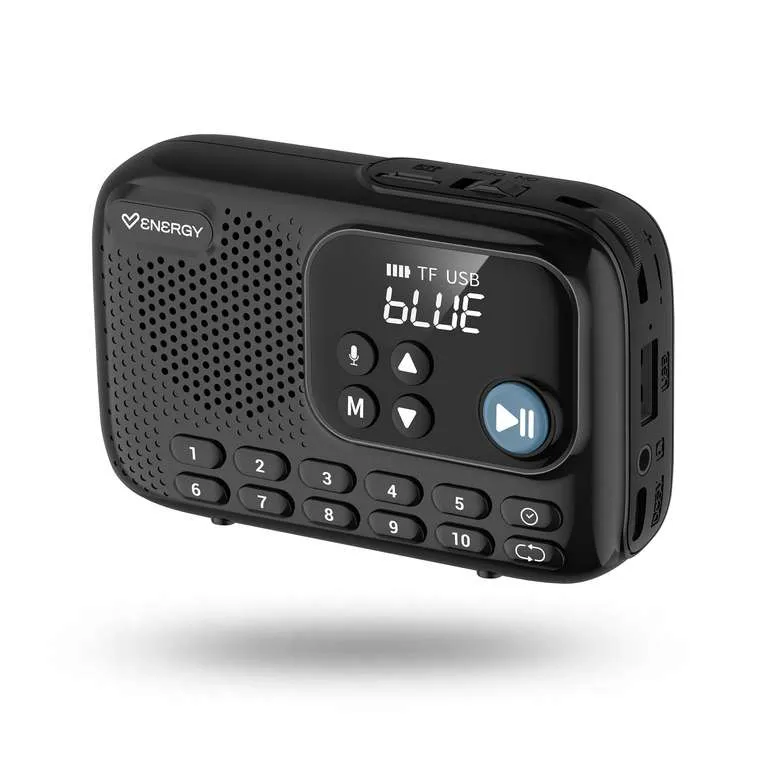 Radio Portátil Energy Sistem TunerGo con Bluetooth y Batería Recargable
