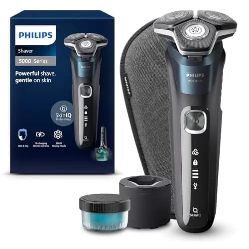 Philips Shaver Serie 5000 S5889/50: Afeitadora Eléctrica Wet & Dry con SkinIQ