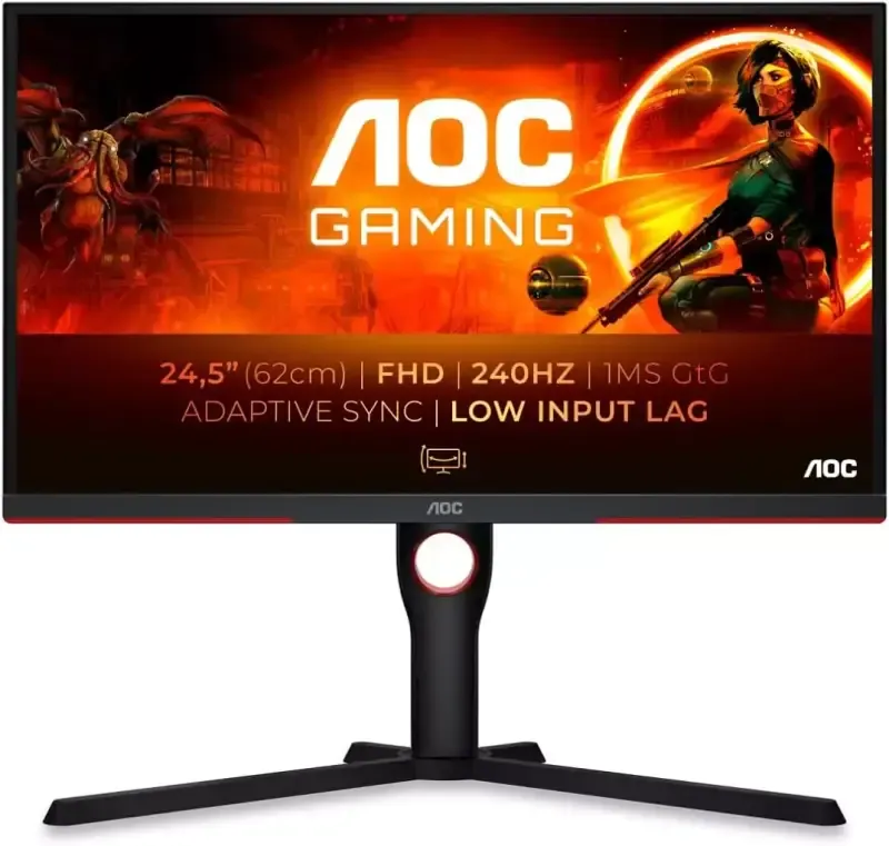 Monitor Gaming AOC 25" FHD 240Hz 0.5ms FreeSync Premium