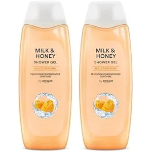 Pack 2 Geles Ducha Miel y Leche Amazon 500ml
