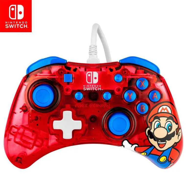 Mando con Cable PDP Rock Candy para Nintendo Switch - Mario