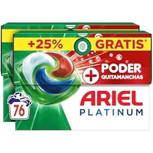 Ariel Pods Platinum Detergente Cápsulas (76 Unidades)